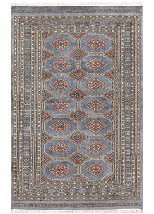 Dark Grey Jaldar 4' 2 x 6' 4 - No. 58642