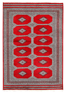 Red Jaldar 4' 7 x 6' 7 - No. 58645