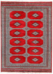 Red Jaldar 4' 8 x 6' 5 - No. 58660