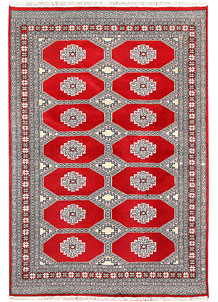 Red Jaldar 4' 6 x 6' 7 - No. 58662