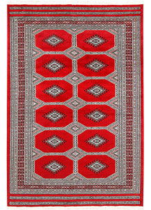 Red Jaldar 4' 7 x 6' 10 - No. 58672