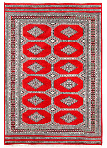 Red Jaldar 4' 6 x 6' 5 - No. 58673