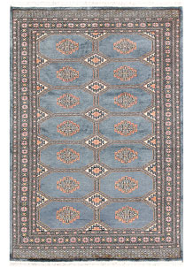 Light Slate Grey Jaldar 4' 7 x 6' 10 - No. 58689