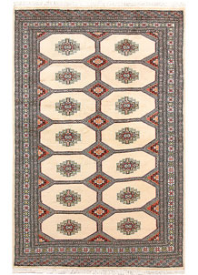 Blanched Almond Jaldar 4' 6 x 6' 10 - No. 58711