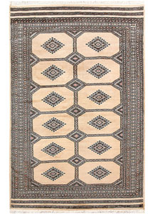 Blanched Almond Jaldar 4' 6 x 6' 11 - No. 58725