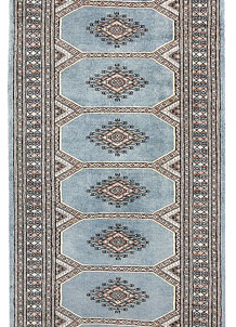 Light Slate Grey Jaldar 2' 7 x 6' 3 - No. 58734