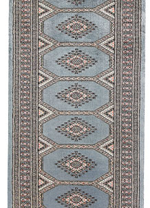 Light Slate Grey Jaldar 2' 6 x 9' 6 - No. 58772