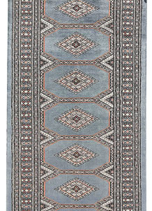 Light Slate Grey Jaldar 2' 4 x 9' 4 - No. 58971