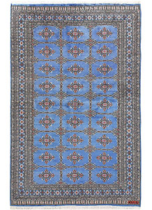 Cornflower Blue Jaldar 5' 1 x 8' 2 - No. 59123