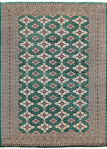 Teal Jaldar 8' 1 x 10' 11 - No. 59170