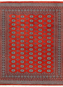 Orange Red Bokhara 8' 1 x 10' - No. 59439