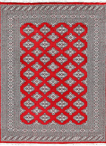 Firebrick Jaldar 6' 7 x 8' 7 - No. 59622