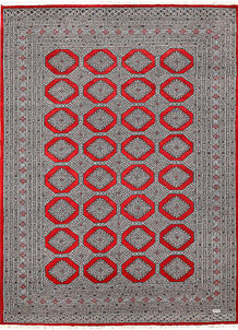 Firebrick Jaldar 6' 7 x 8' 8 - No. 59652