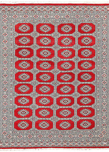 Firebrick Jaldar 6' 6 x 7' 9 - No. 59673