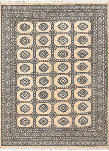 Navajo White Jaldar 6' 5 x 8' 6 - No. 59681