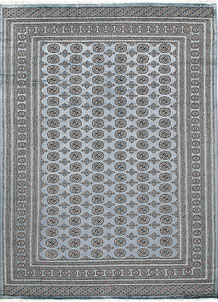 Light Slate Grey Bokhara 9' x 12' 4 - No. 59976