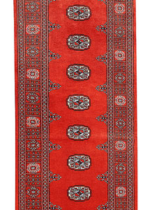 Orange Red Bokhara 2' 7 x 14' 3 - No. 60040