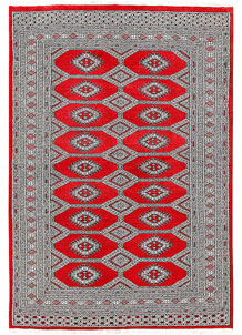 Red Jaldar 5' 1 x 7' 4 - No. 60371