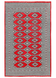 Red Jaldar 5' 1 x 8' 2 - No. 60372