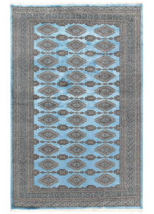 Sky Blue Jaldar 5' 1 x 8' 2 - No. 60381