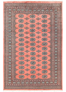 Salmon Bokhara 5' 6 x 8' 4 - No. 60626