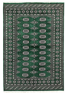 Darkgreen Bokhara 4' 7 x 6' 8 - No. 60777