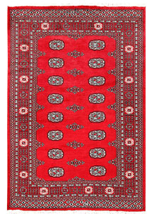 Red Bokhara 4' 2 x 6' - No. 60923