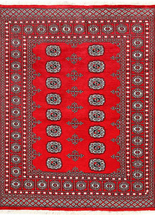 Firebrick Bokhara 4' 6 x 5' 9 - No. 60972