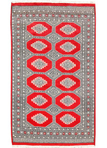 Red Jaldar 4' 1 x 6' 10 - No. 61006