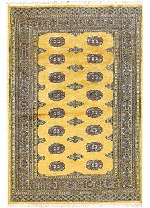 Gold Bokhara 4' 2 x 6' 2 - No. 61041