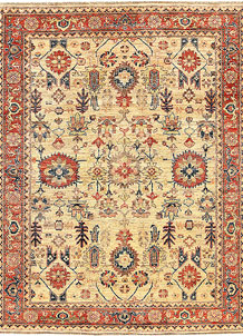 Navajo White Serapi 4' 11 x 6' 5 - SKU 61762
