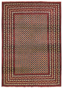 Multi Colored Baluchi 6' 4 x 9' 7 - SKU 61840