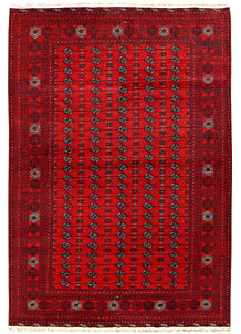 Firebrick Bokhara 6' 9 x 9' 7 - SKU 61847