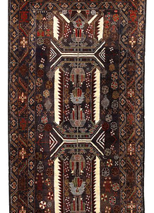 Multi Colored Baluchi 3' 8 x 11' 5 - SKU 61874