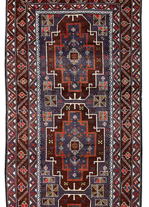 Multi Colored Baluchi 3' 4 x 8' 11 - SKU 61876