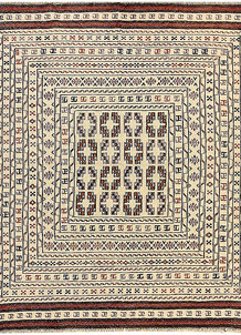 Blanched Almond Soumak 4' 3 x 5' 6 - SKU 61932