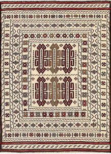 Old Lace Soumak 4' 4 x 5' 4 - SKU 61938