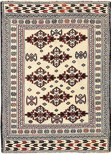 Old Lace Soumak 3' 11 x 5' 6 - SKU 61946