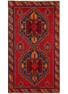 Firebrick Baluchi 3' 7 x 6' 3 - No. 62277