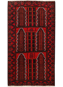 Firebrick Baluchi 3' 7 x 6' 4 - No. 62281