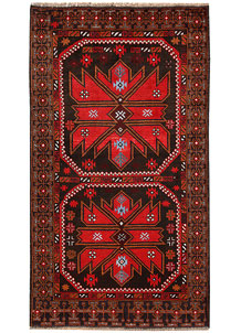 Black Baluchi 3' 7 x 6' 5 - No. 62289