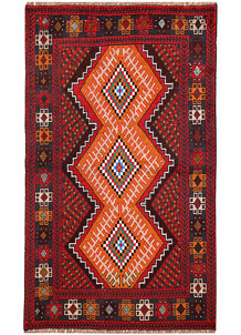 Firebrick Baluchi 3' 7 x 6' - No. 62301