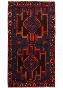 Dark Blue Baluchi 3' 6 x 6' - No. 62302