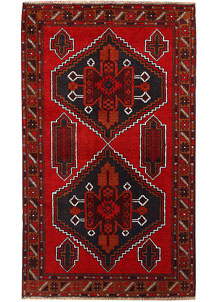 Firebrick Baluchi 3' 6 x 5' 11 - No. 62313