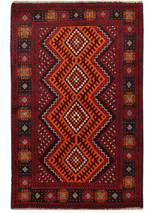 Firebrick Baluchi 3' 7 x 6' 2 - No. 62318