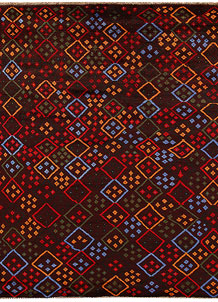 Saddle Brown Baluchi 5' 11 x 7' 5 - No. 62391