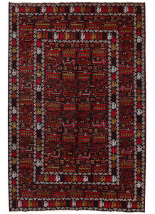 Black Baluchi 6' 4 x 9' 9 - No. 62401