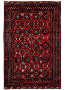 Firebrick Baluchi 5' 4 x 8' 1 - No. 62404