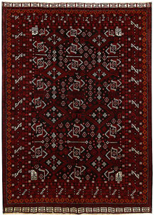 Black Baluchi 6' 8 x 9' 5 - No. 62412