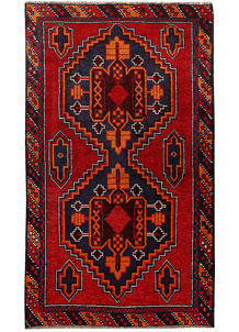 Firebrick Baluchi 3' 8 x 6' 1 - No. 62427